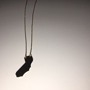 gold California necklace